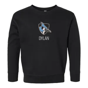 Personalized Johns Hopkins Blue Jays Toddler Crewneck Sweatshirt