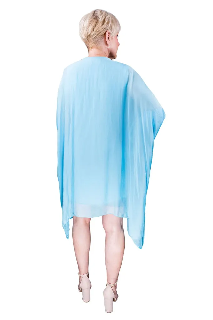 Alessia Silk Kaftan Dress (DQ202)