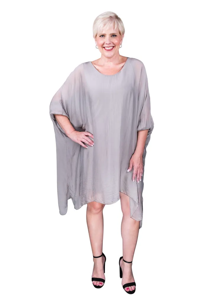 Alessia Silk Kaftan Dress (DQ202)