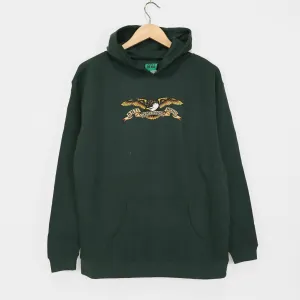 Anti Hero Skateboards - Youth Eagle Pullover Hooded Sweatshirt - Alpine Green / Multi