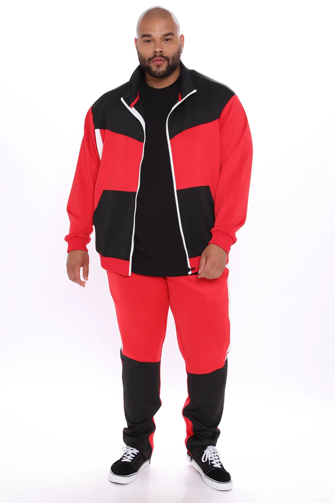 Arlo Track Jacket - Red/Combo
