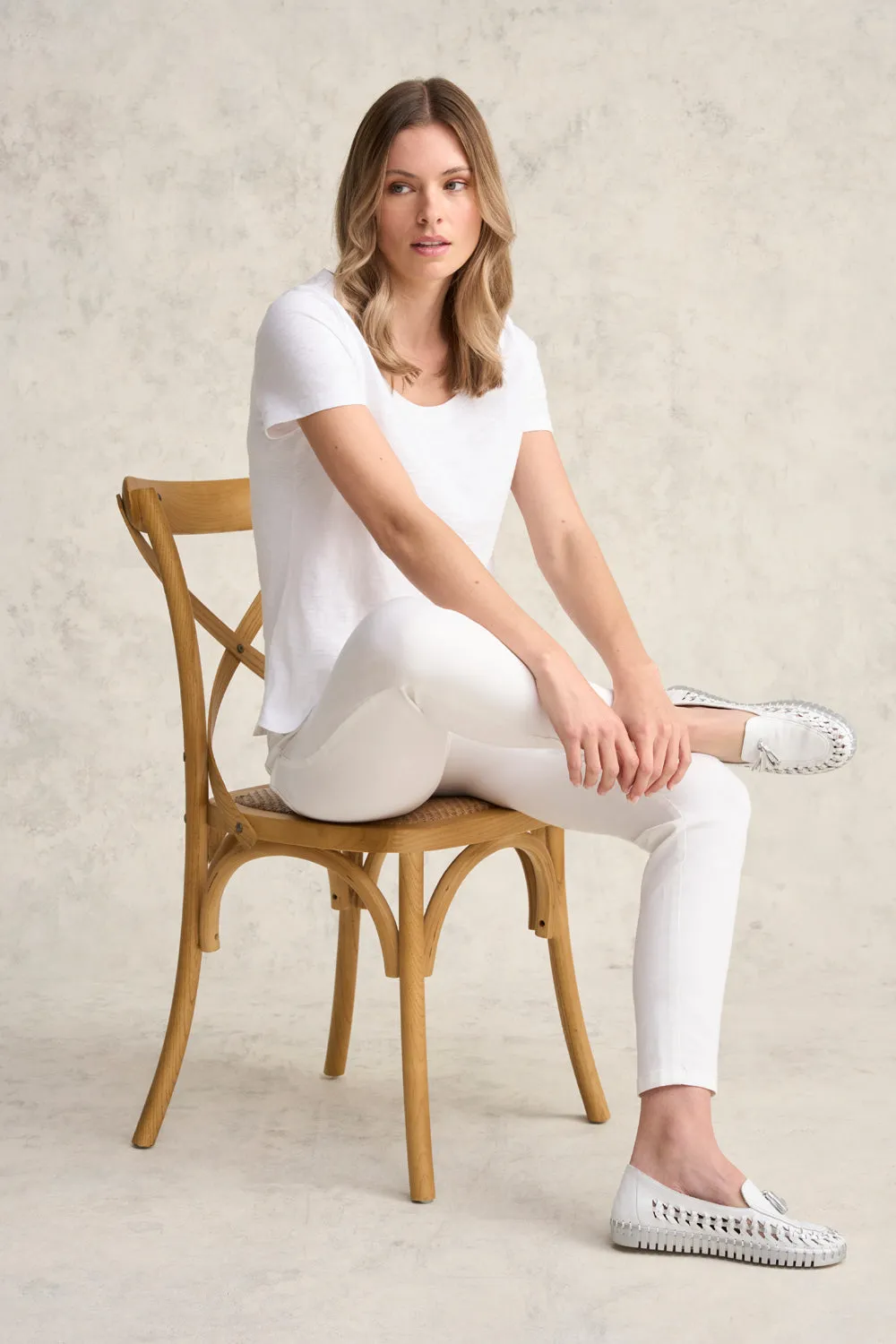 Bengajean® 7/8 Skinny Leg - White