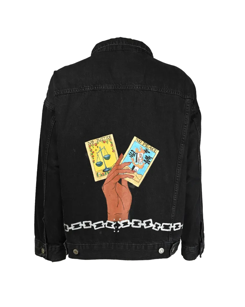 Black Denim Justice Jacket