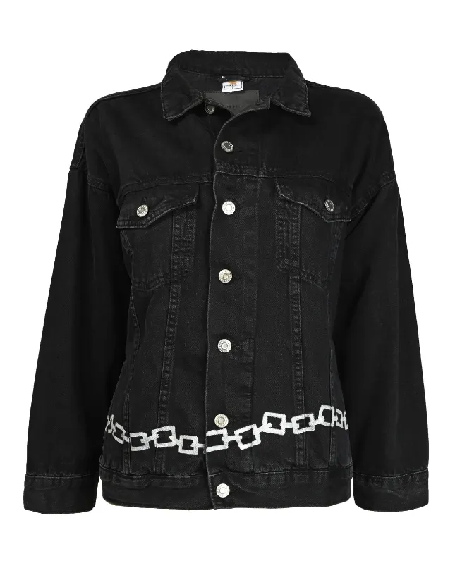 Black Denim Justice Jacket