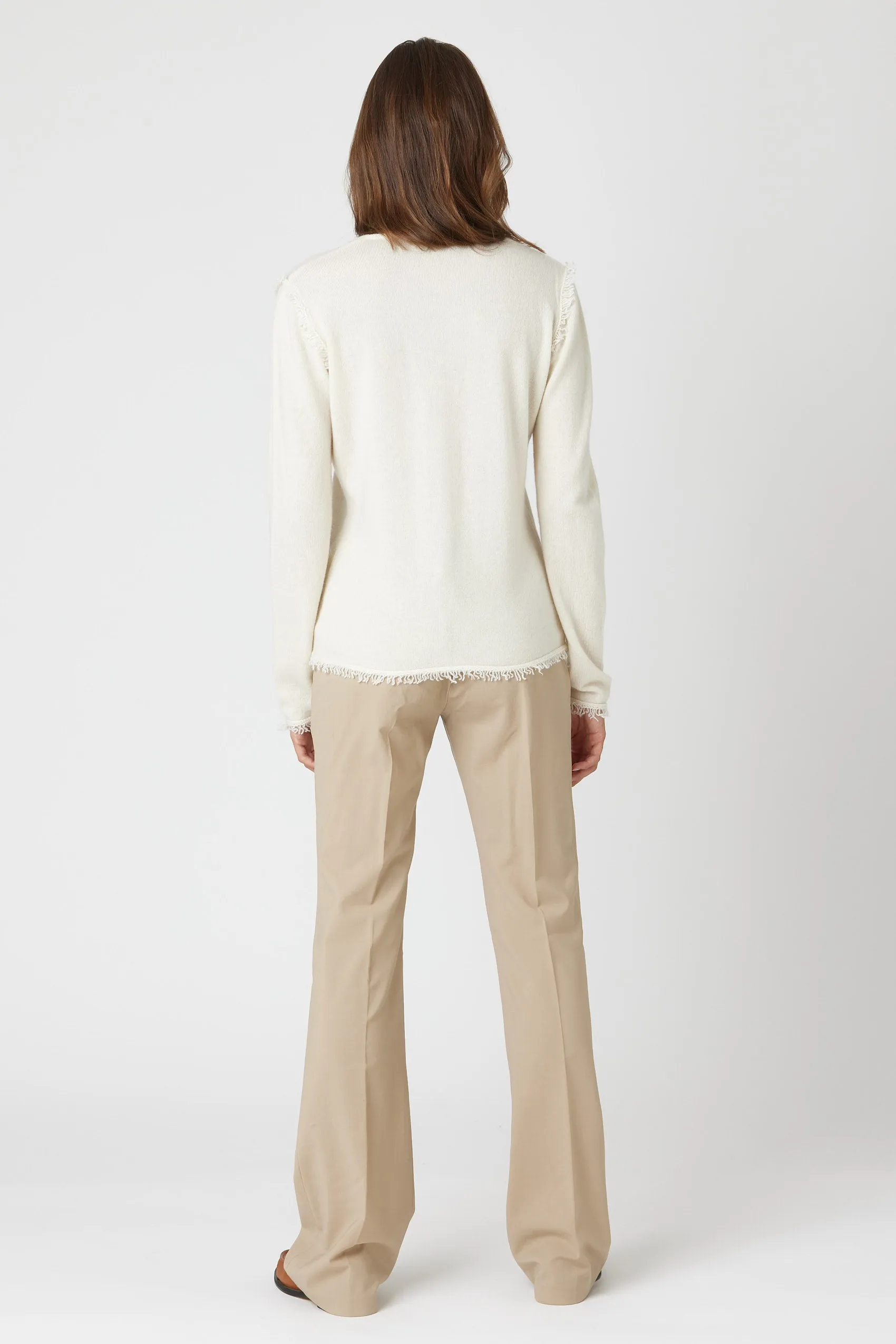 COCO Classic Tuxedo Sweater - Winter White