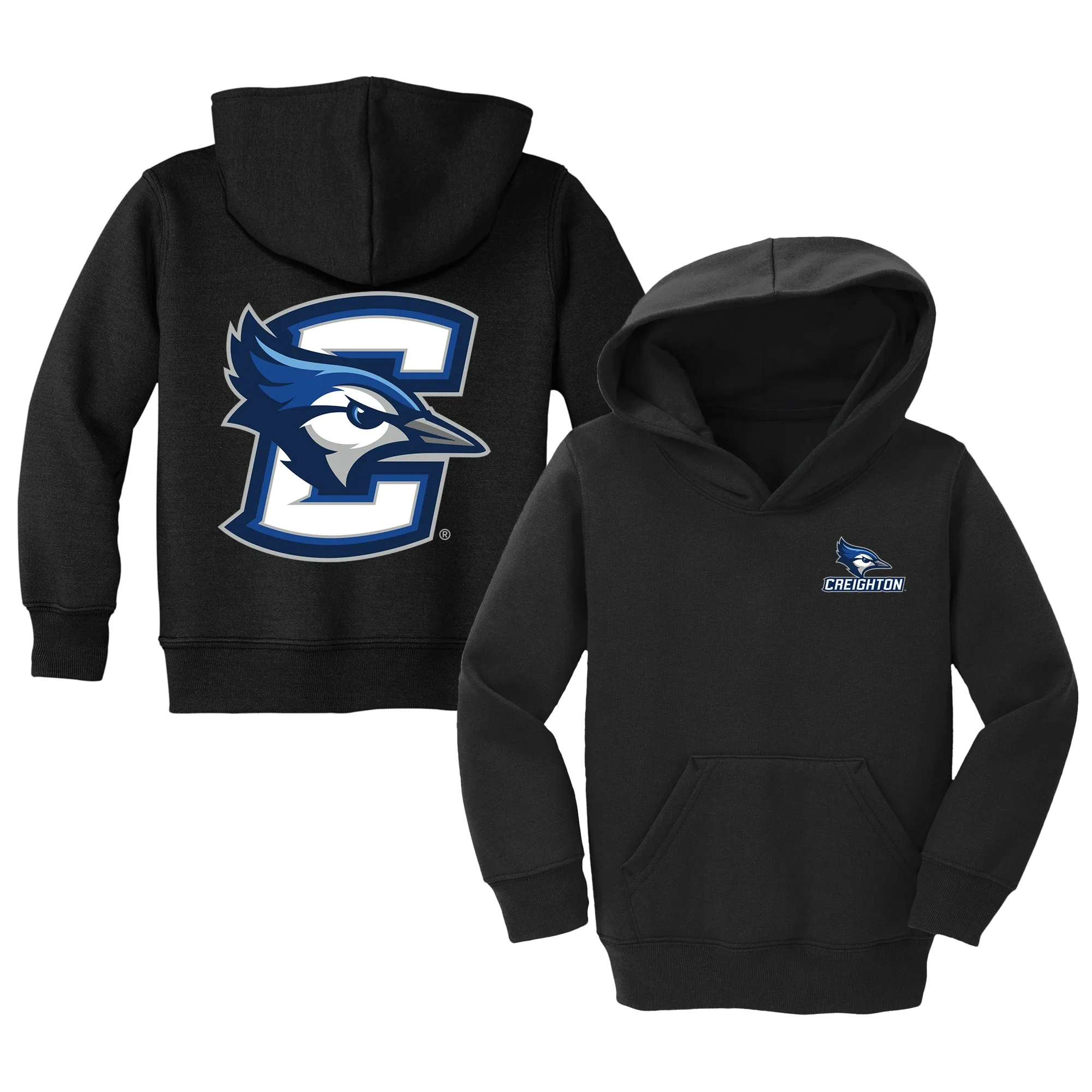 Creighton Bluejays Logo Toddler Pullover Sweatshirt