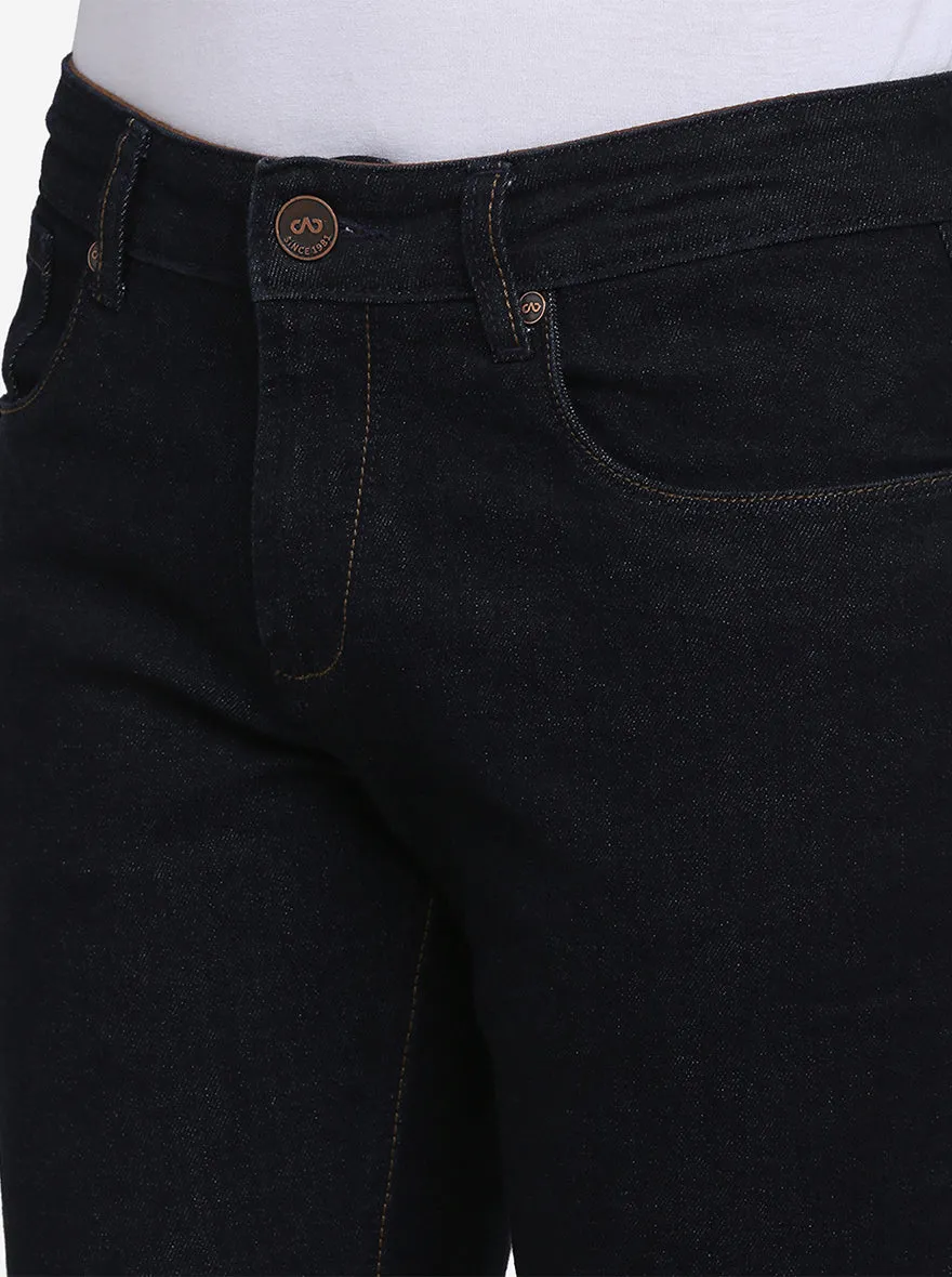 Dress Blue Washed Slim Fit Jeans  | JadeBlue