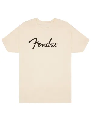 Fender Spaghetti Logo T-Shirt, Olympic White, Large