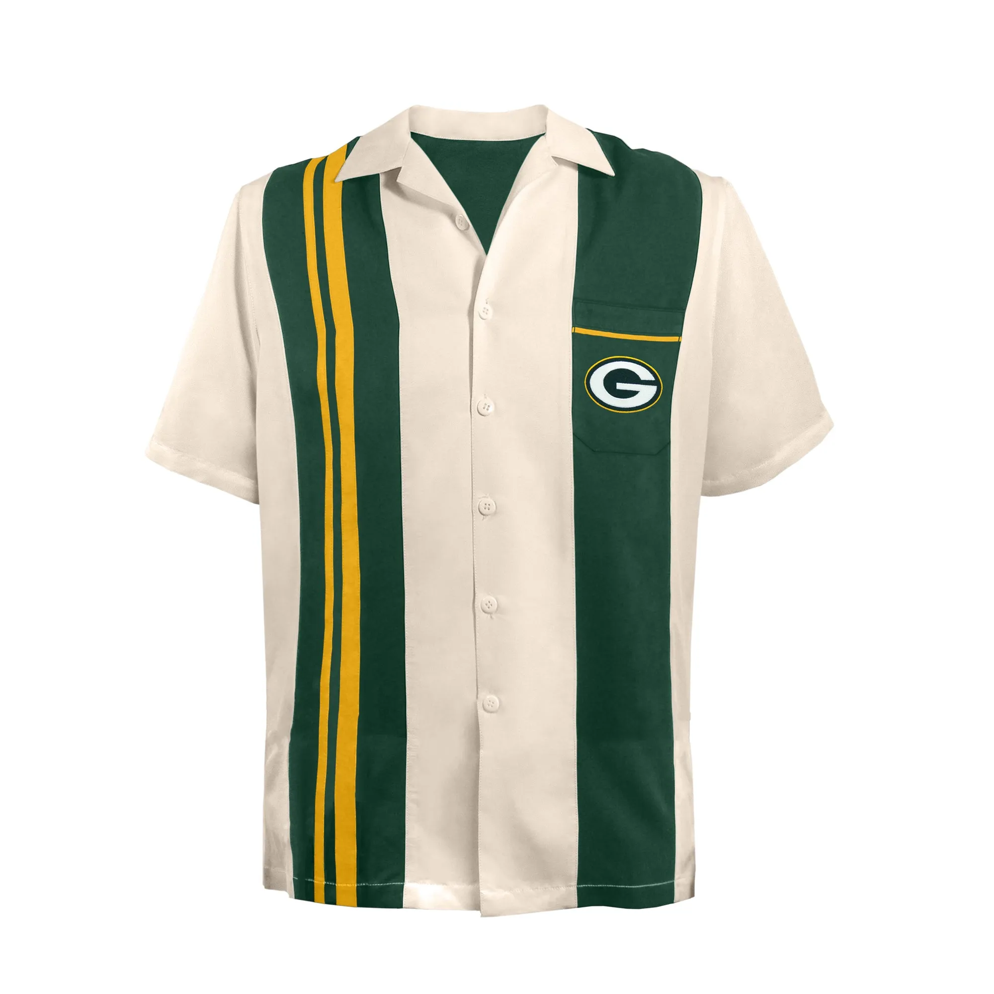 Green Bay Packers Spare Men's Bowling Shirt