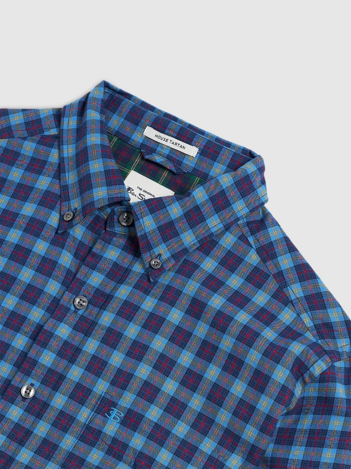 House Tartan Twill Shirt - Navy