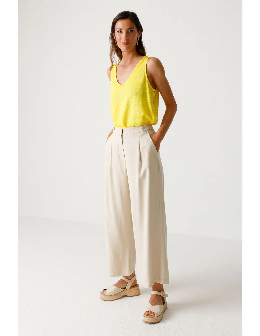 Ilia Trousers - Cream