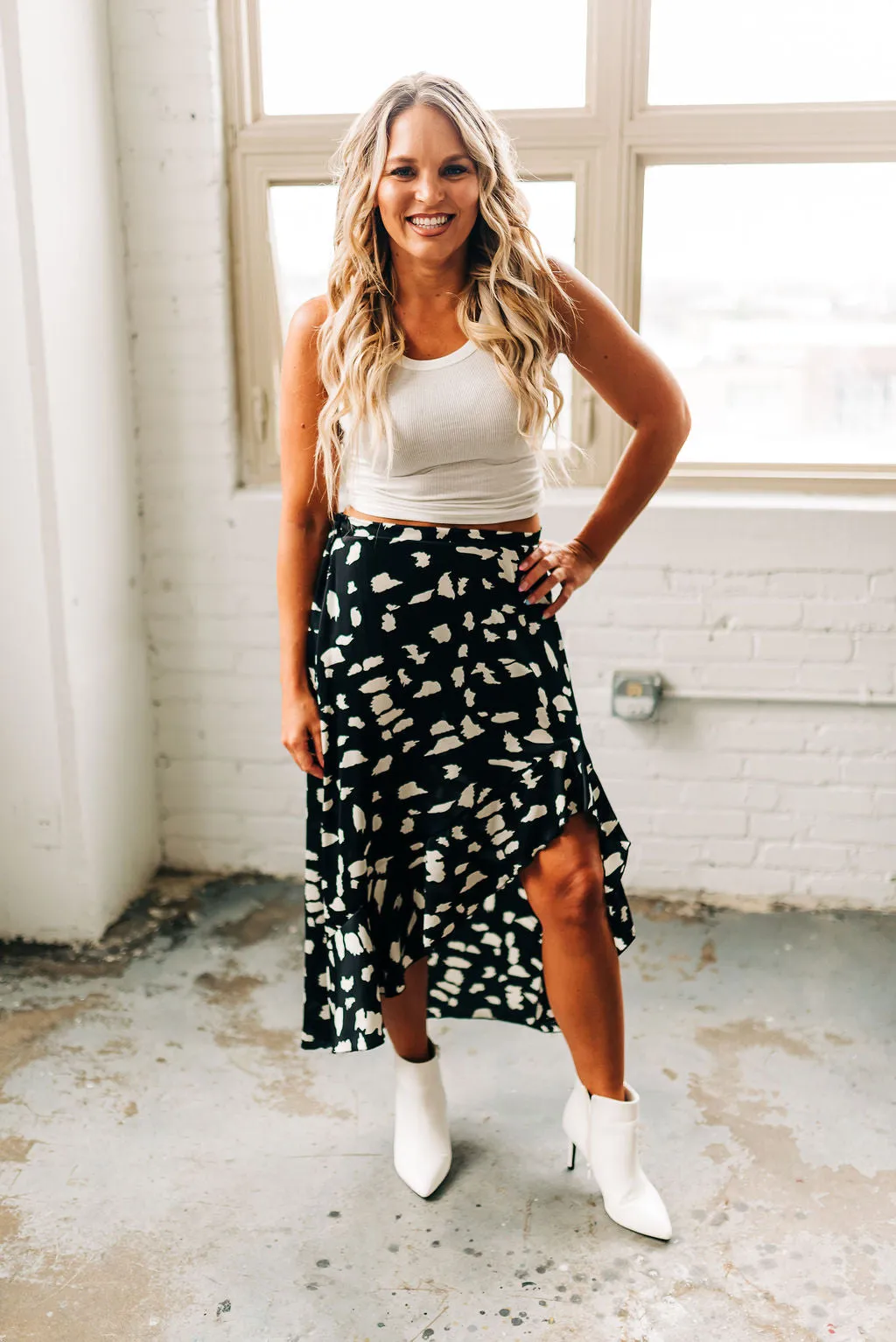 In High Spirits Midi Skirt