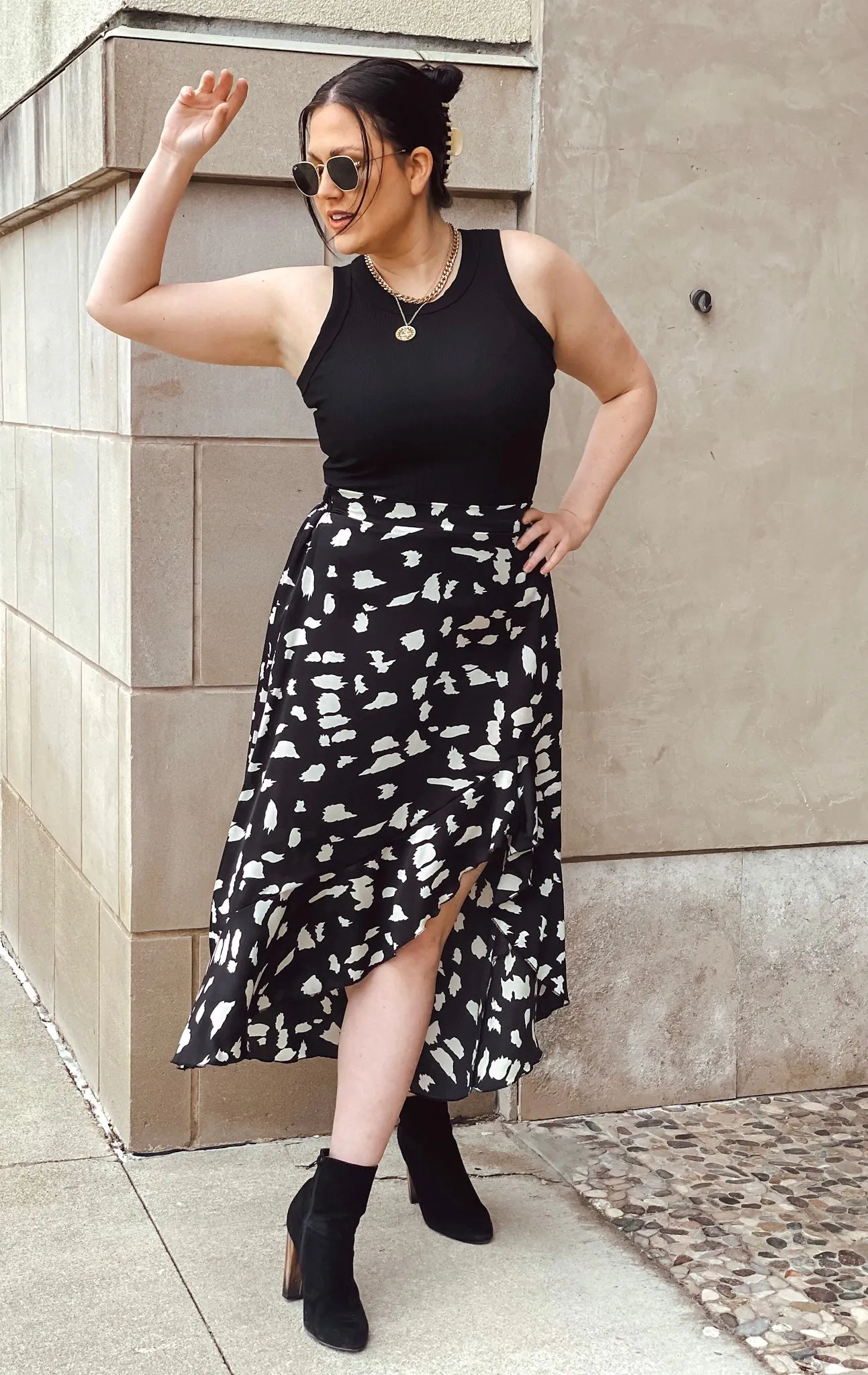 In High Spirits Midi Skirt