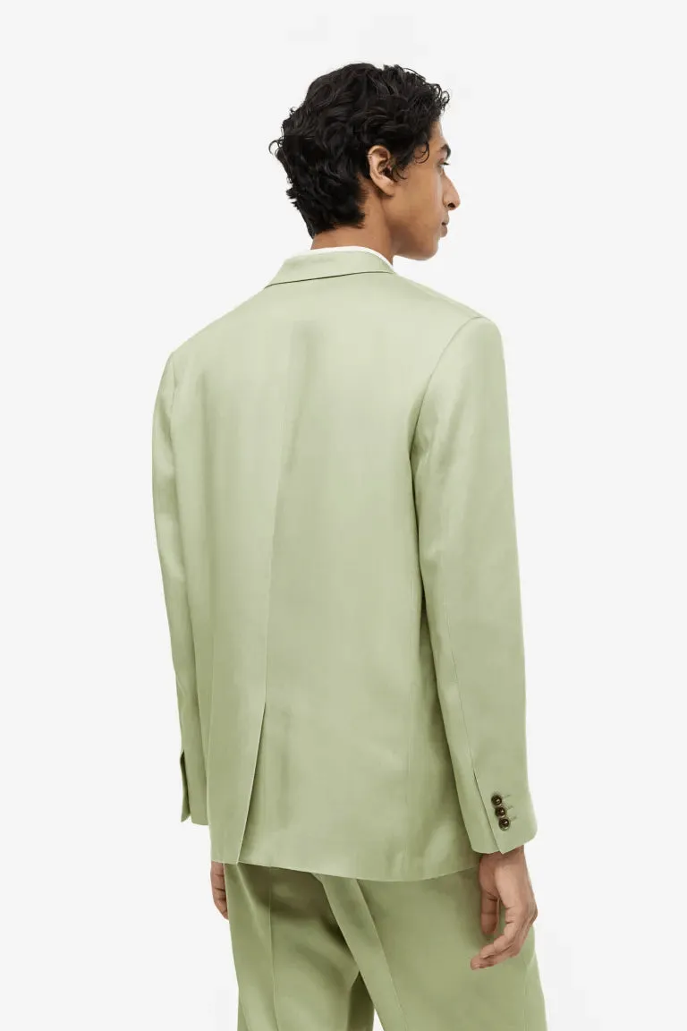 Jacket H&M Relaxed Fit Lyocell, green