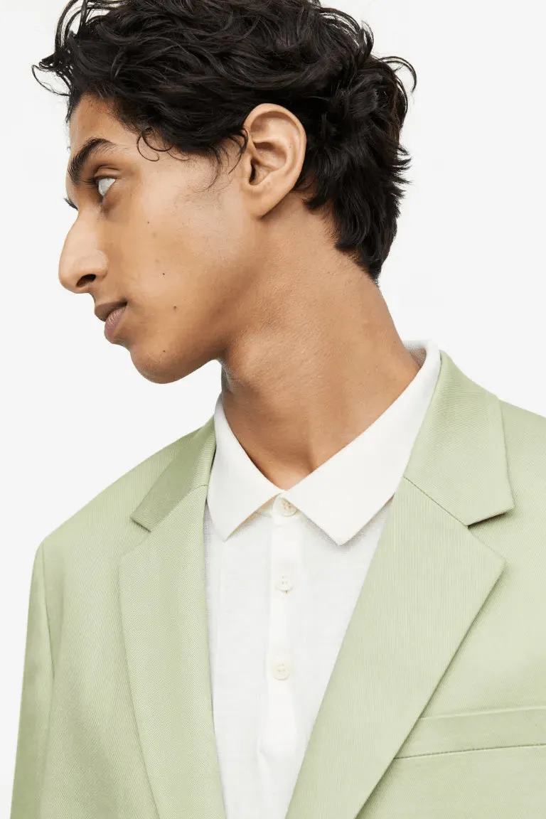 Jacket H&M Relaxed Fit Lyocell, green