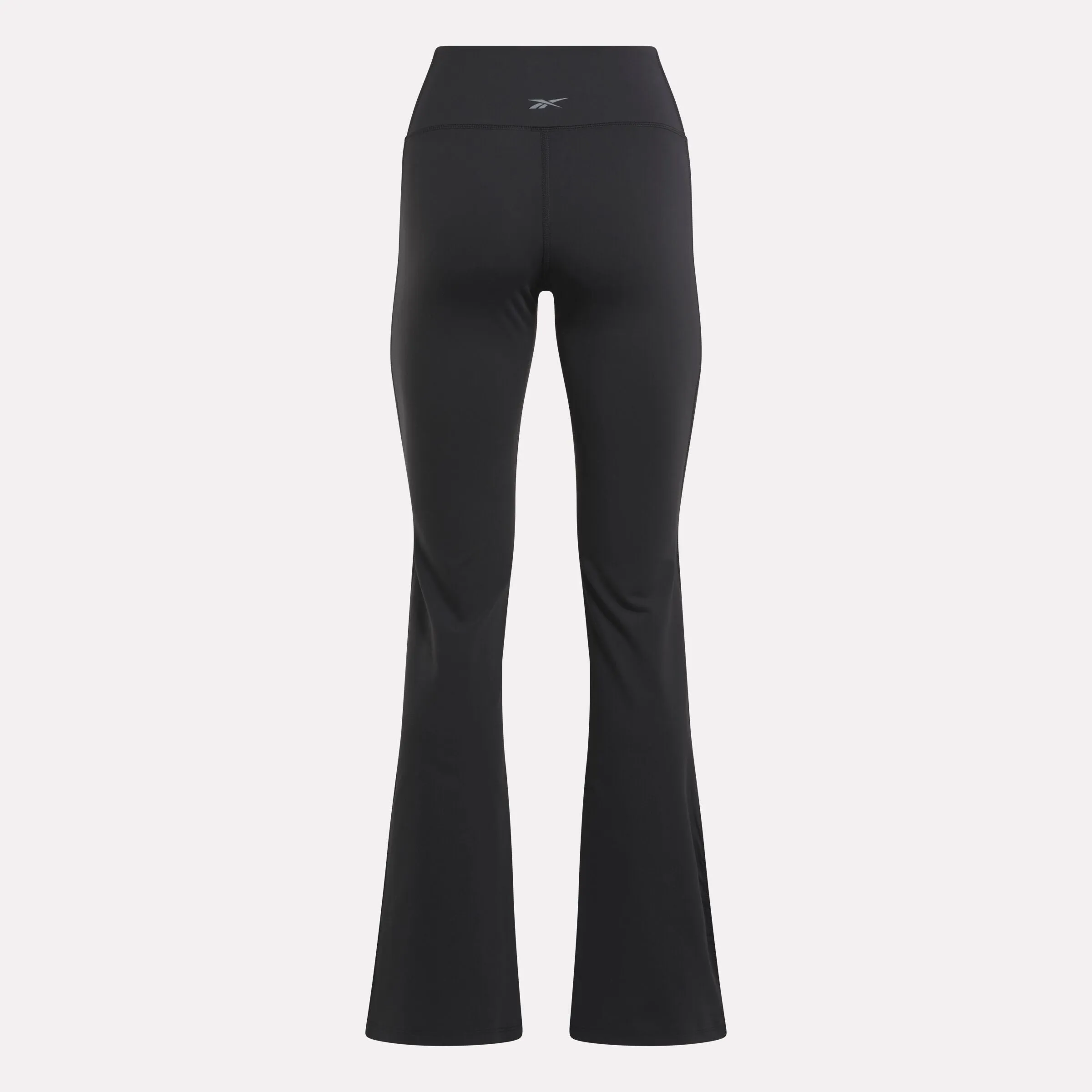 Lux High-Rise Mini-Flare Pants Black