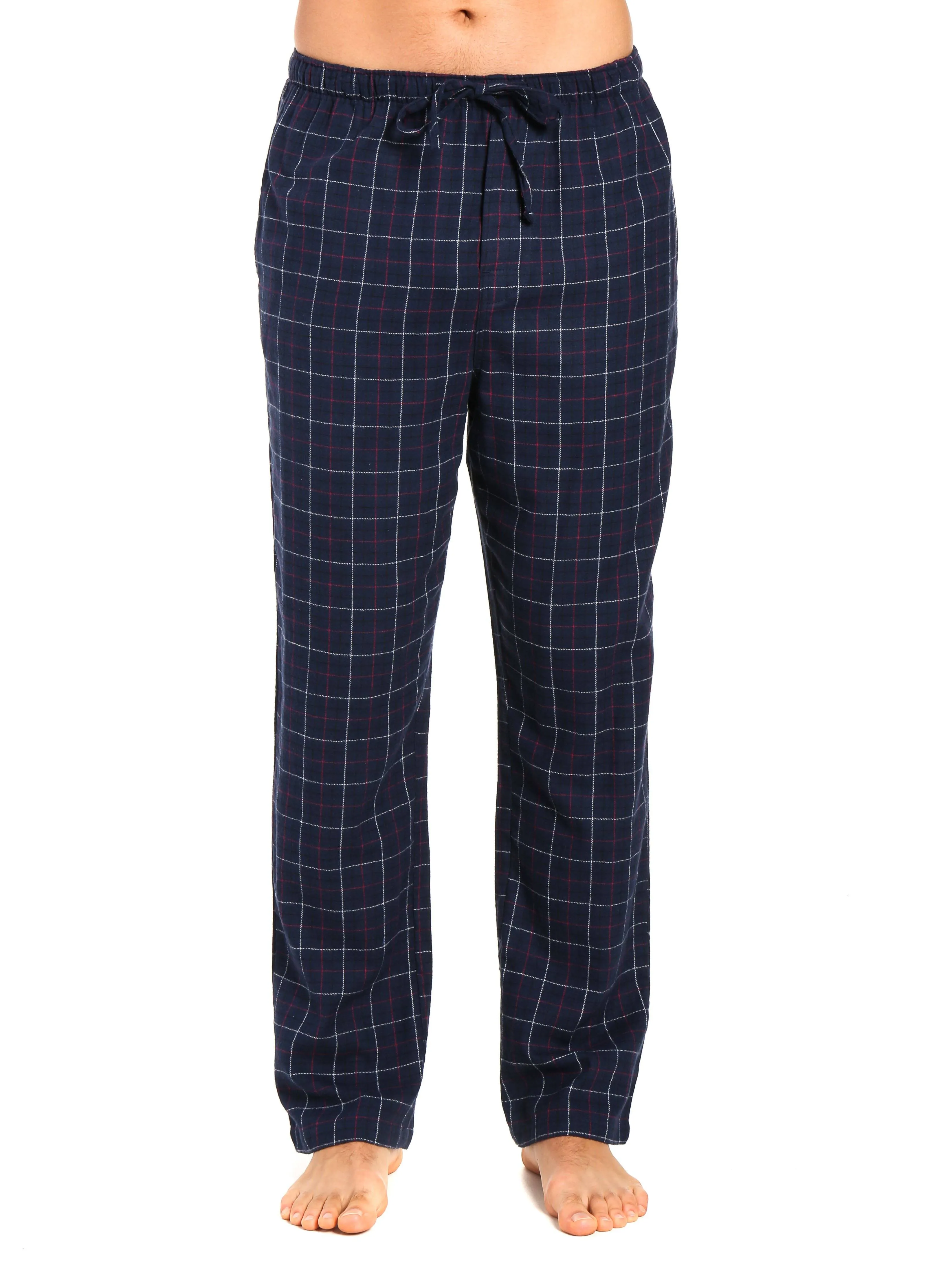 Men's 100% Cotton Flannel Lounge Pants