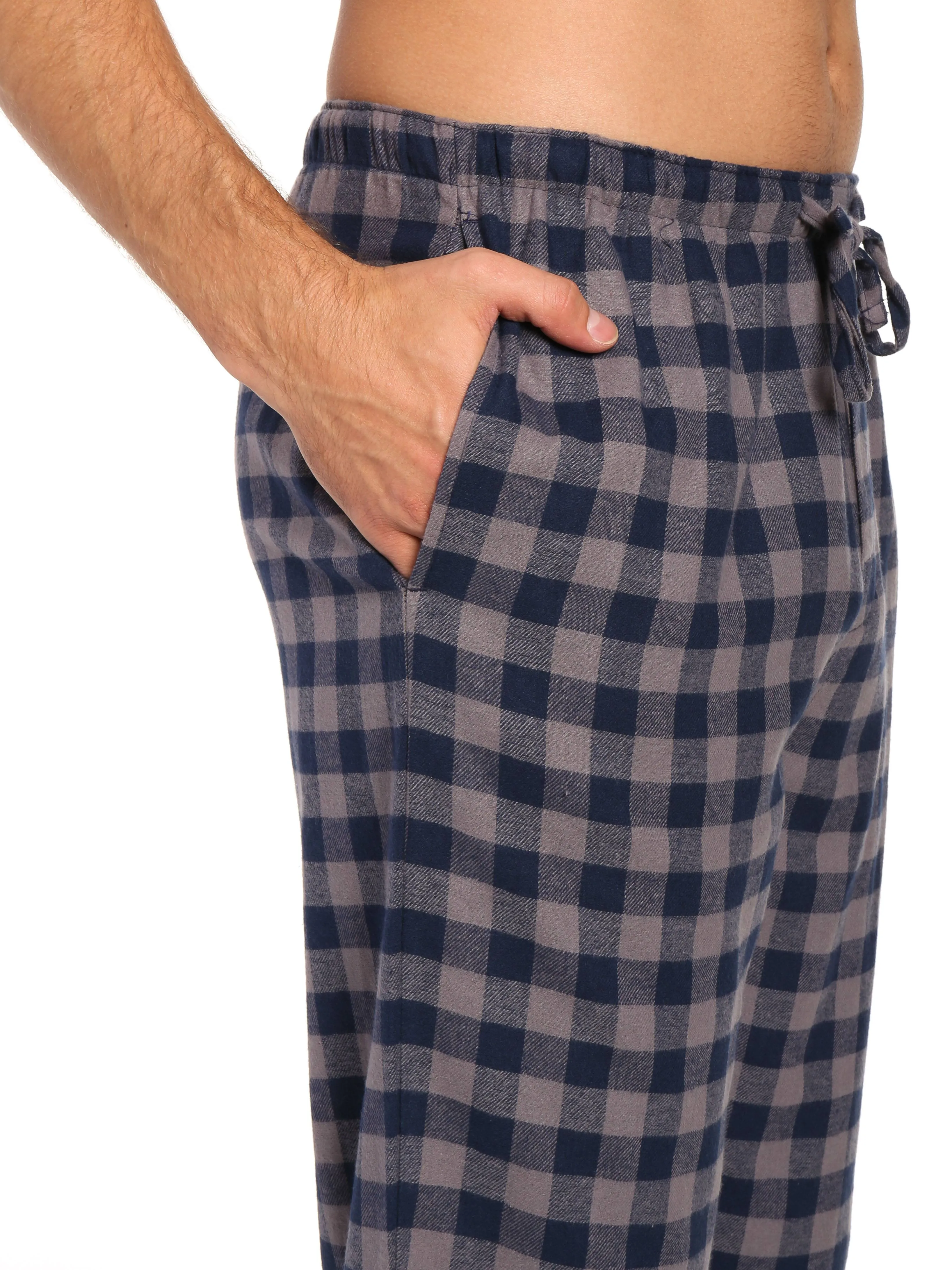 Men's 100% Cotton Flannel Lounge Pants