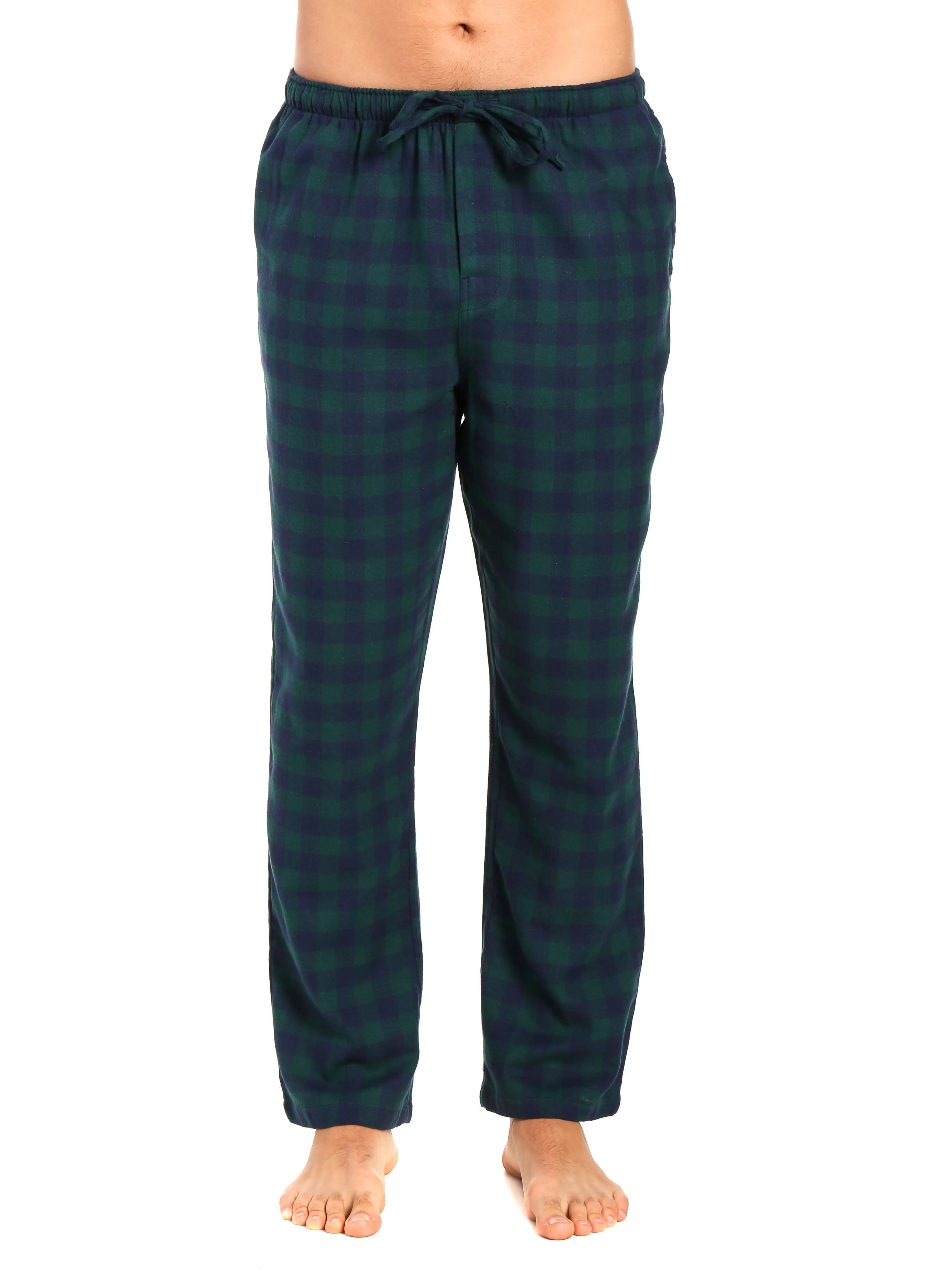 Men's 100% Cotton Flannel Lounge Pants