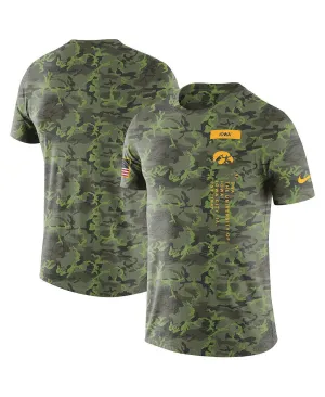 Men's Iowa Hawkeyes Nike Military Camouflage T-Shirt