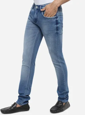 Milky Blue Washed Straight Fit Jeans | JadeBlue