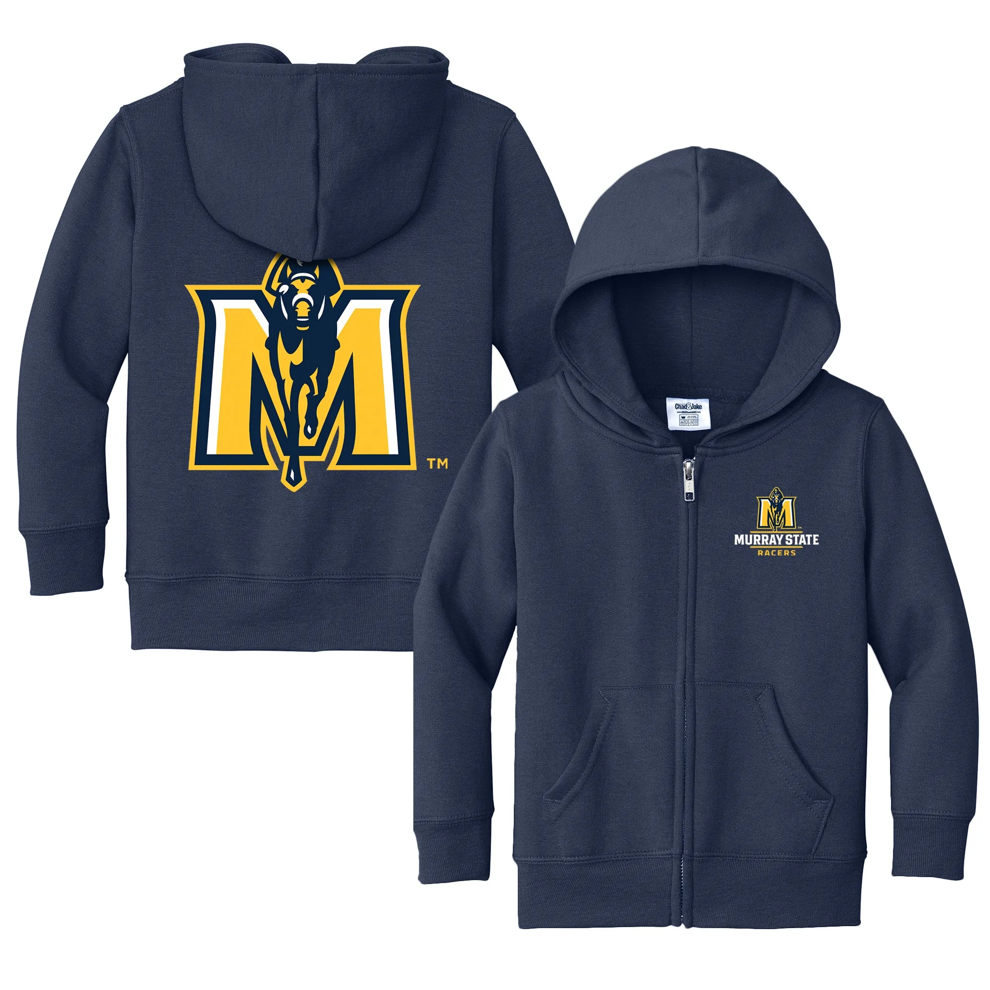 Murray St. Racers Logo Toddler Full-Zip Sweatshirt