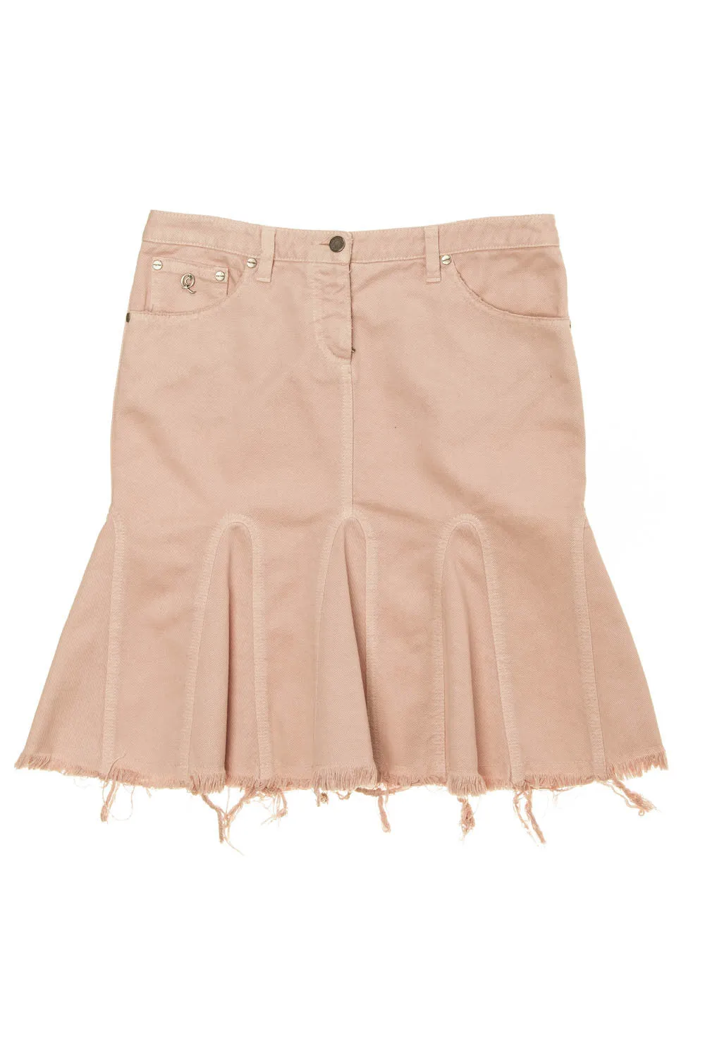 Original Alexander McQueen - Pink Denim Skirt - IT 40