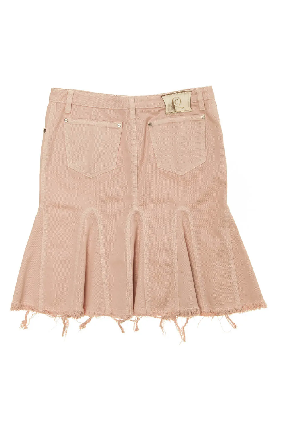 Original Alexander McQueen - Pink Denim Skirt - IT 40