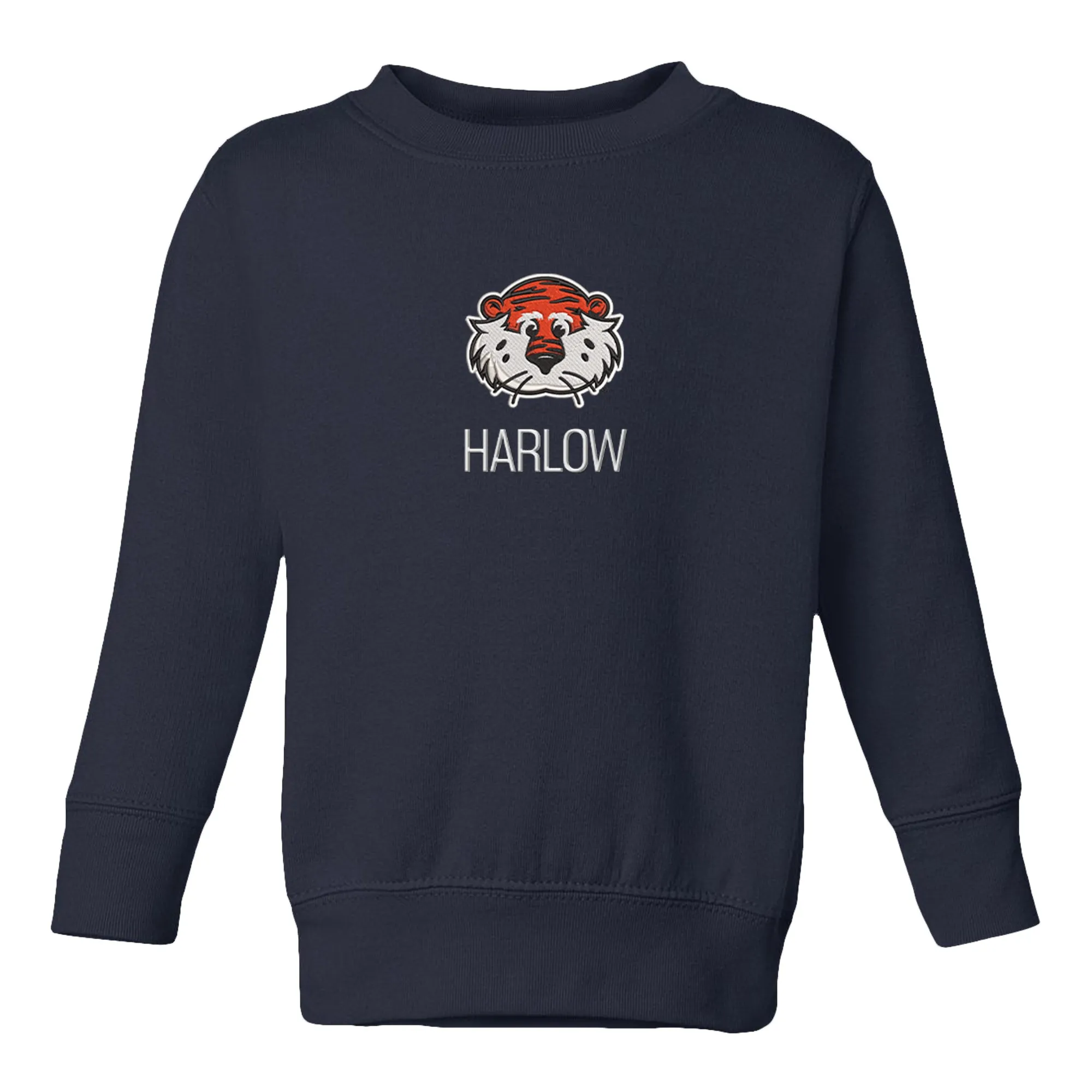 Personalized Auburn Tigers Aubie Toddler Crewneck Sweatshirt