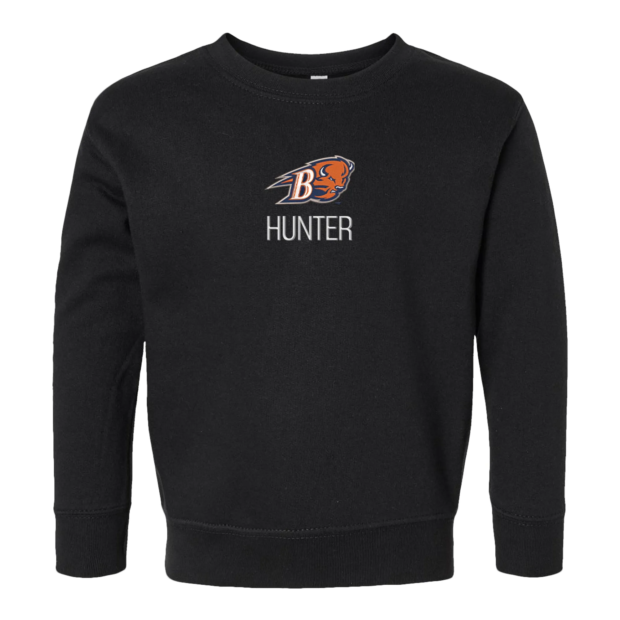 Personalized Bucknell Bison Toddler Crewneck Sweatshirt