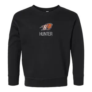 Personalized Bucknell Bison Toddler Crewneck Sweatshirt