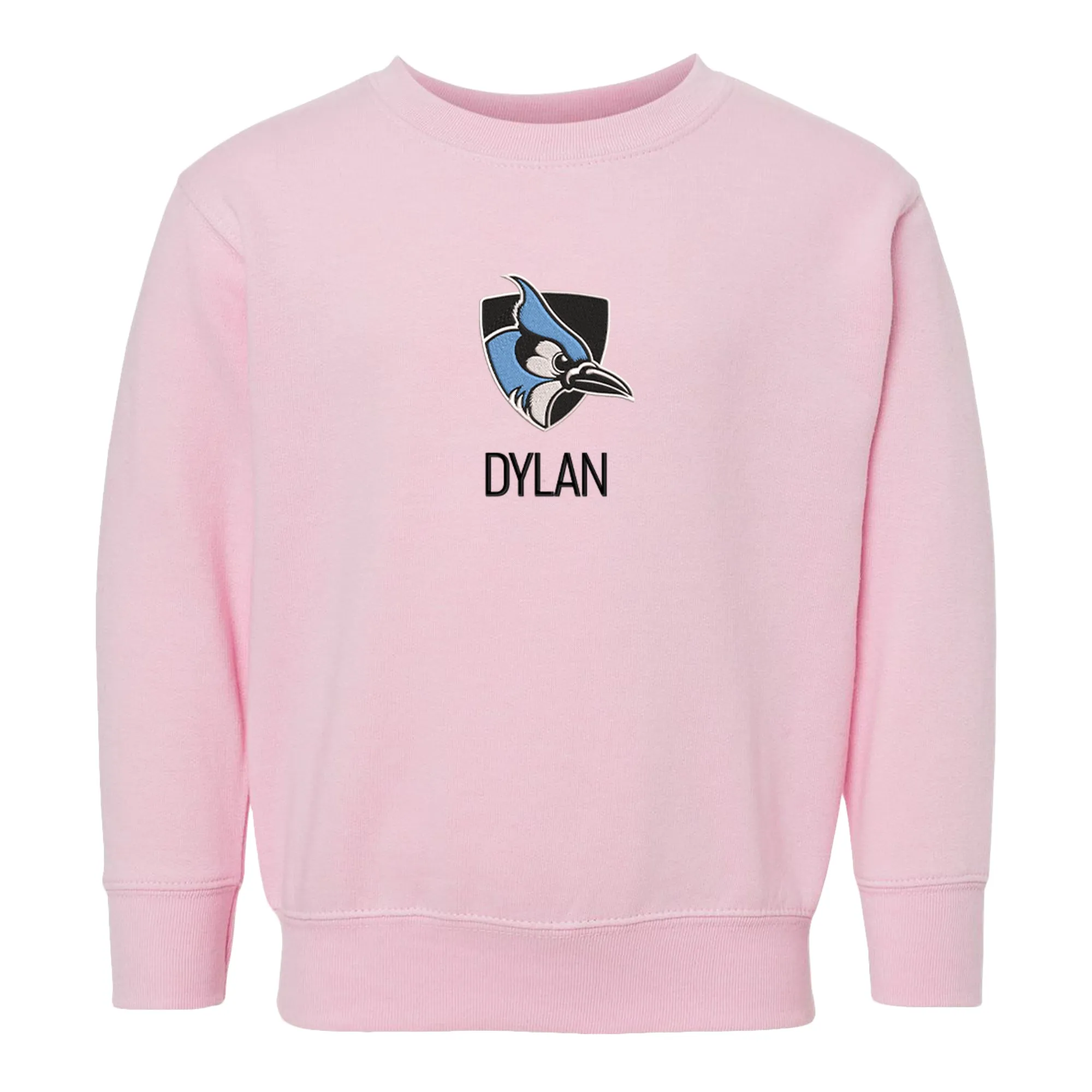 Personalized Johns Hopkins Blue Jays Toddler Crewneck Sweatshirt