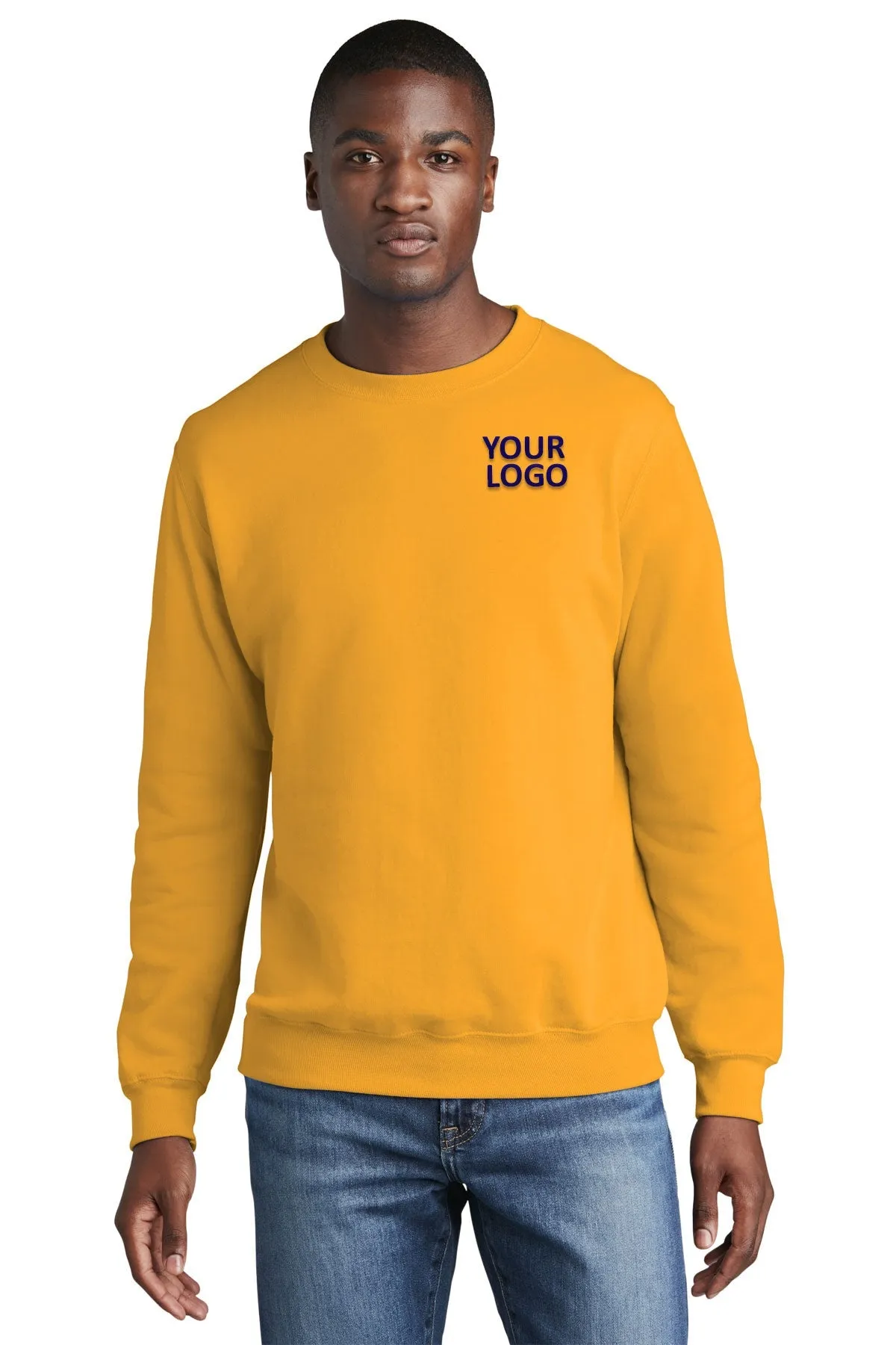 Port & Company Core Fleece Custom Sweatshirts, Gold