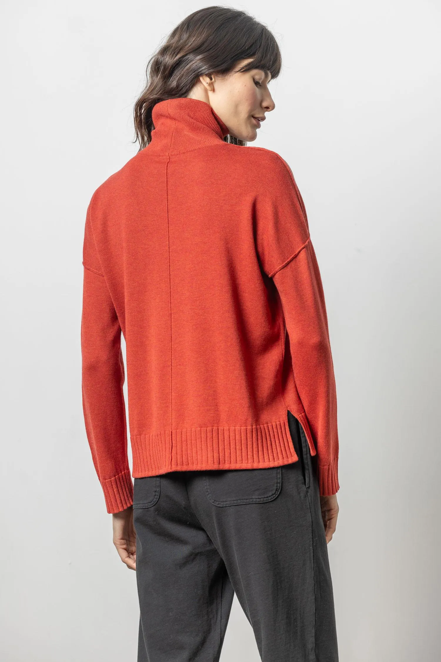 Relaxed Turtleneck Sweater