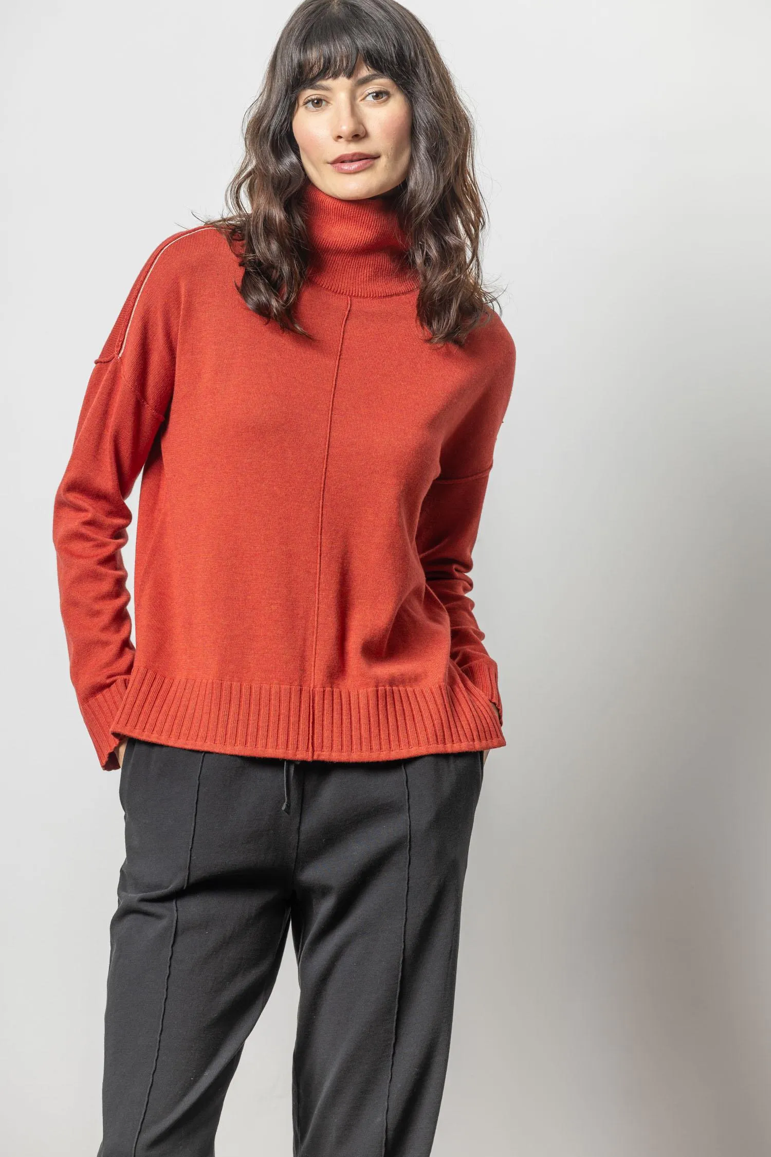 Relaxed Turtleneck Sweater