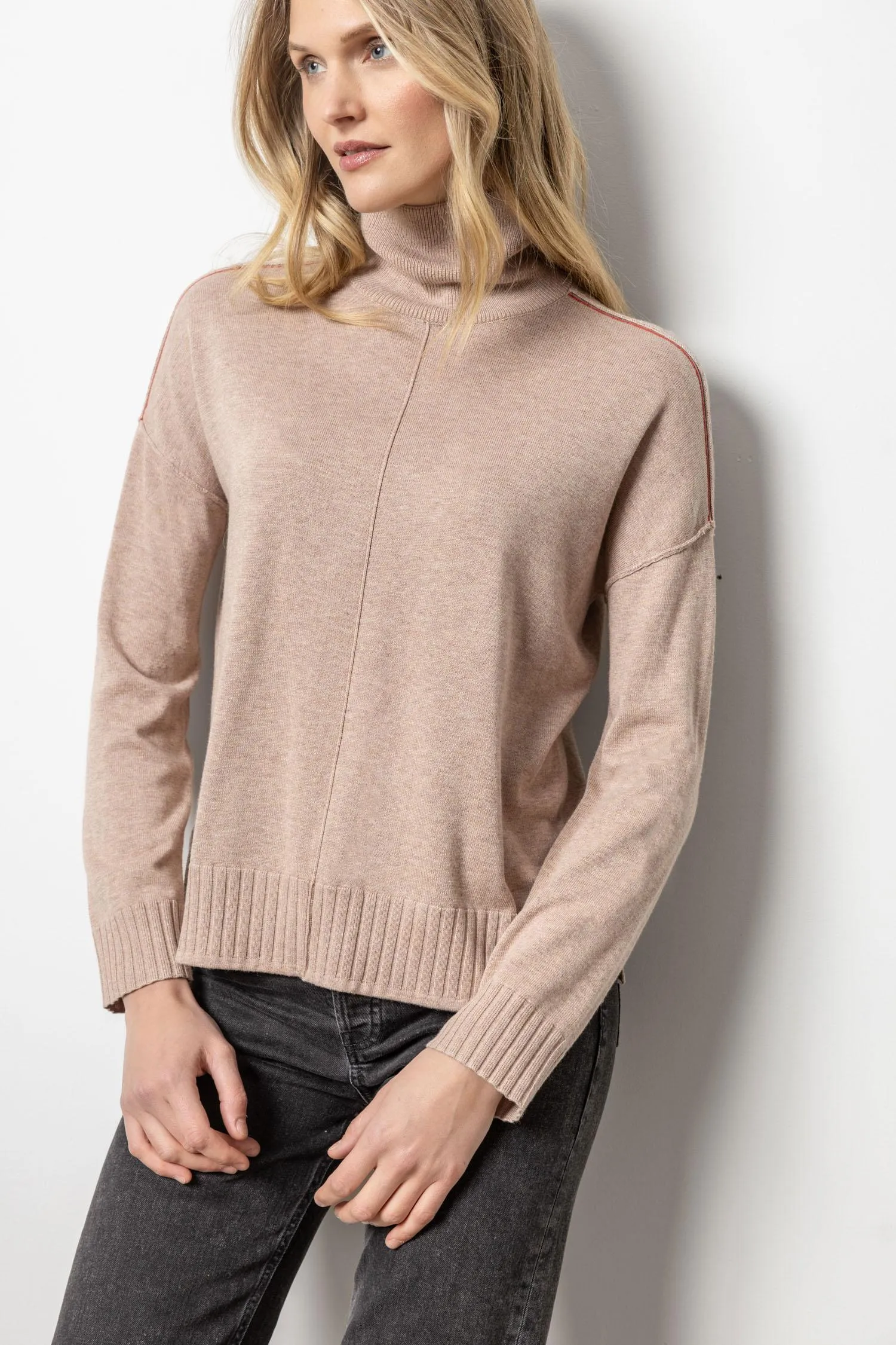 Relaxed Turtleneck Sweater