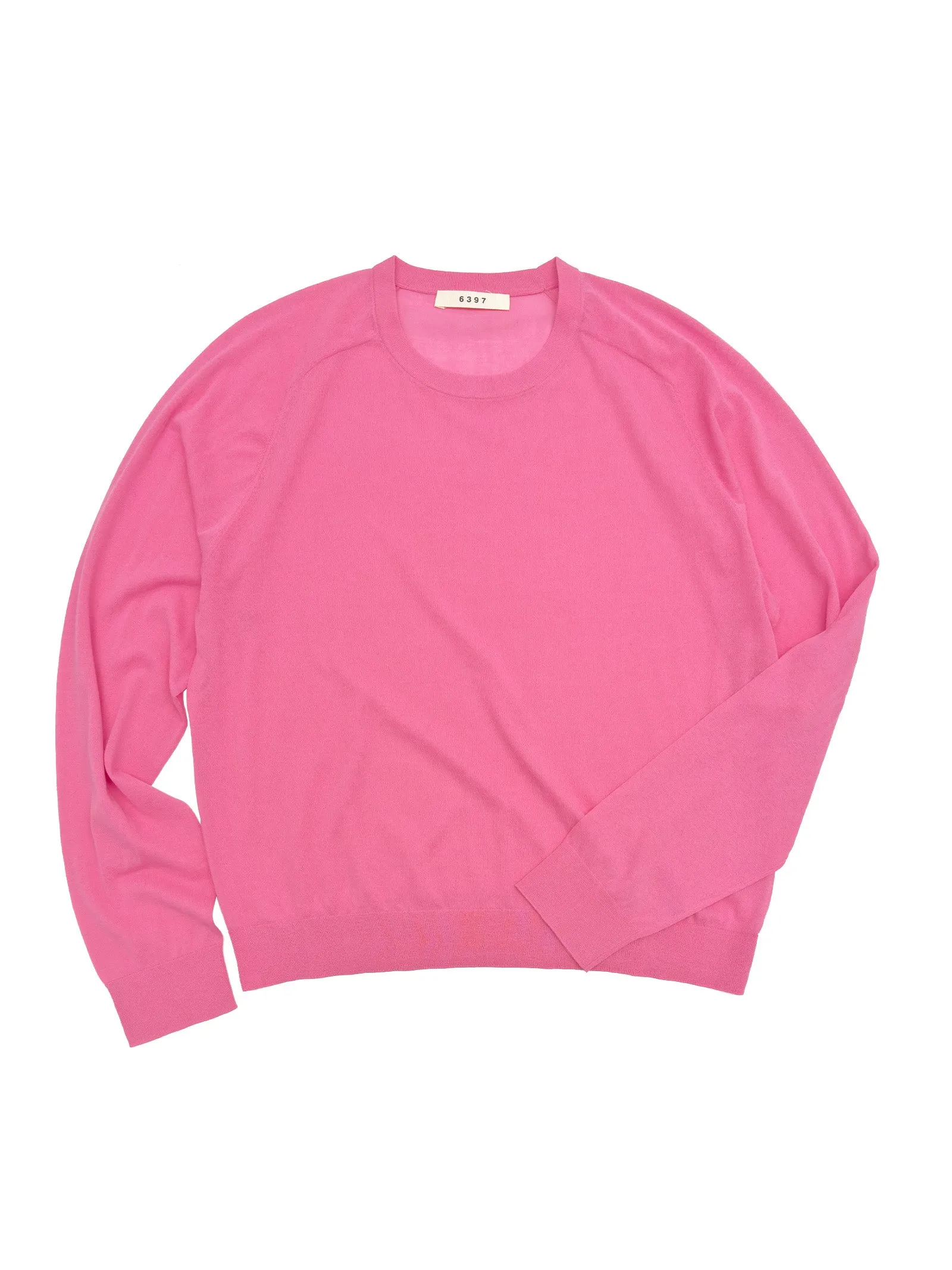 Sheer Crew in Bubblegum