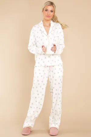 Sleep All Day Vanilla Ice Coffee PJ Set