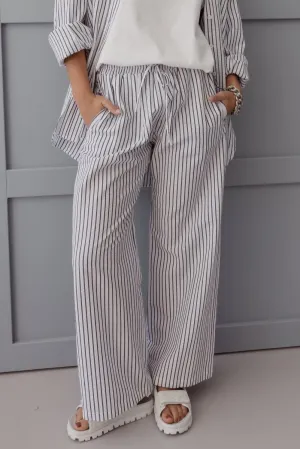 SPLINTA Pants White Stripe