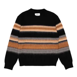 Wax London : Wilde Crew in Brush Stripe