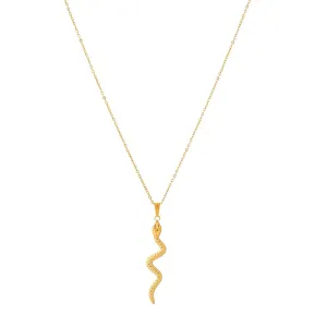 Yellow Chimes Pendant for Women and Girls Fashion Golden Necklace for Women Western | Stainless Steel Gold Plated Rock Punk Pendant Chain Necklace for Girls | Birthday Gift for Girls & Women